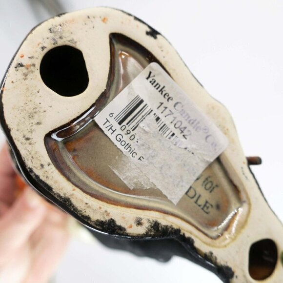 Yankee Candle Boney Bunch Gothic Farmers Taper Holder 2009 Halloween Retired - Picture 4 of 4